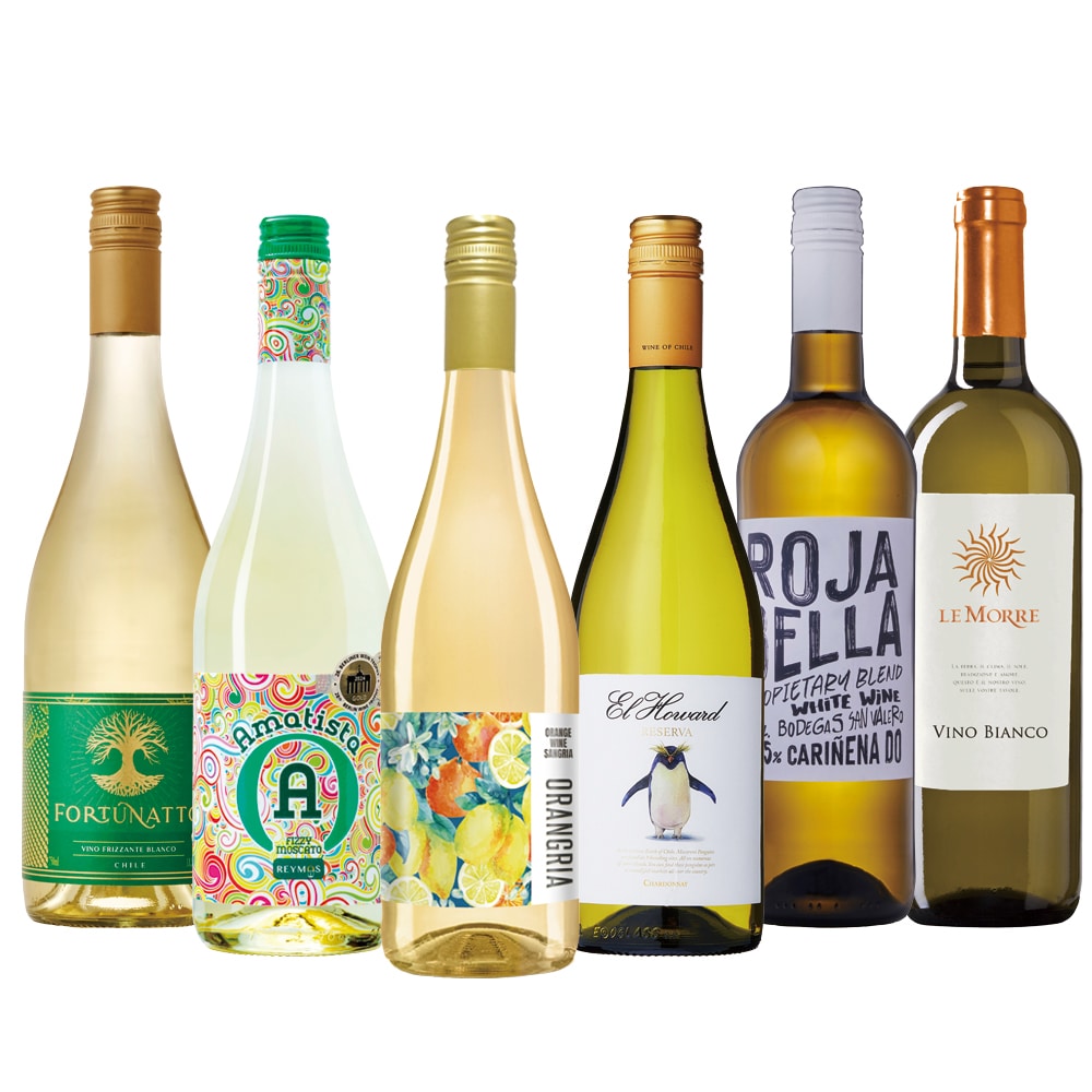 オーガニック・オレンジワインサングリア入り！フレッシュな白と泡6本セット【FD】