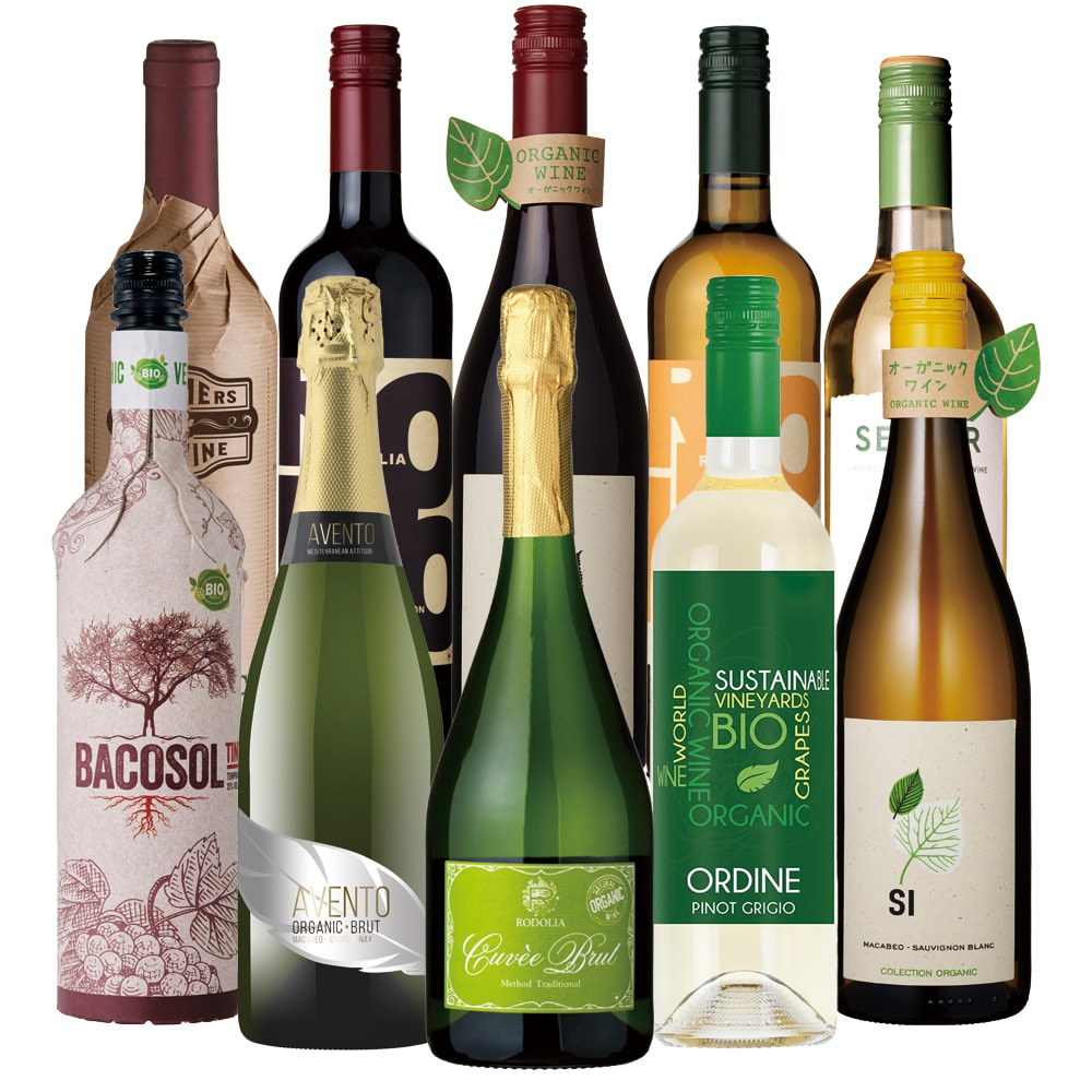 注目の紙ボトルワイン入り！厳選オーガニックワイン赤・白・泡１０本【FD】