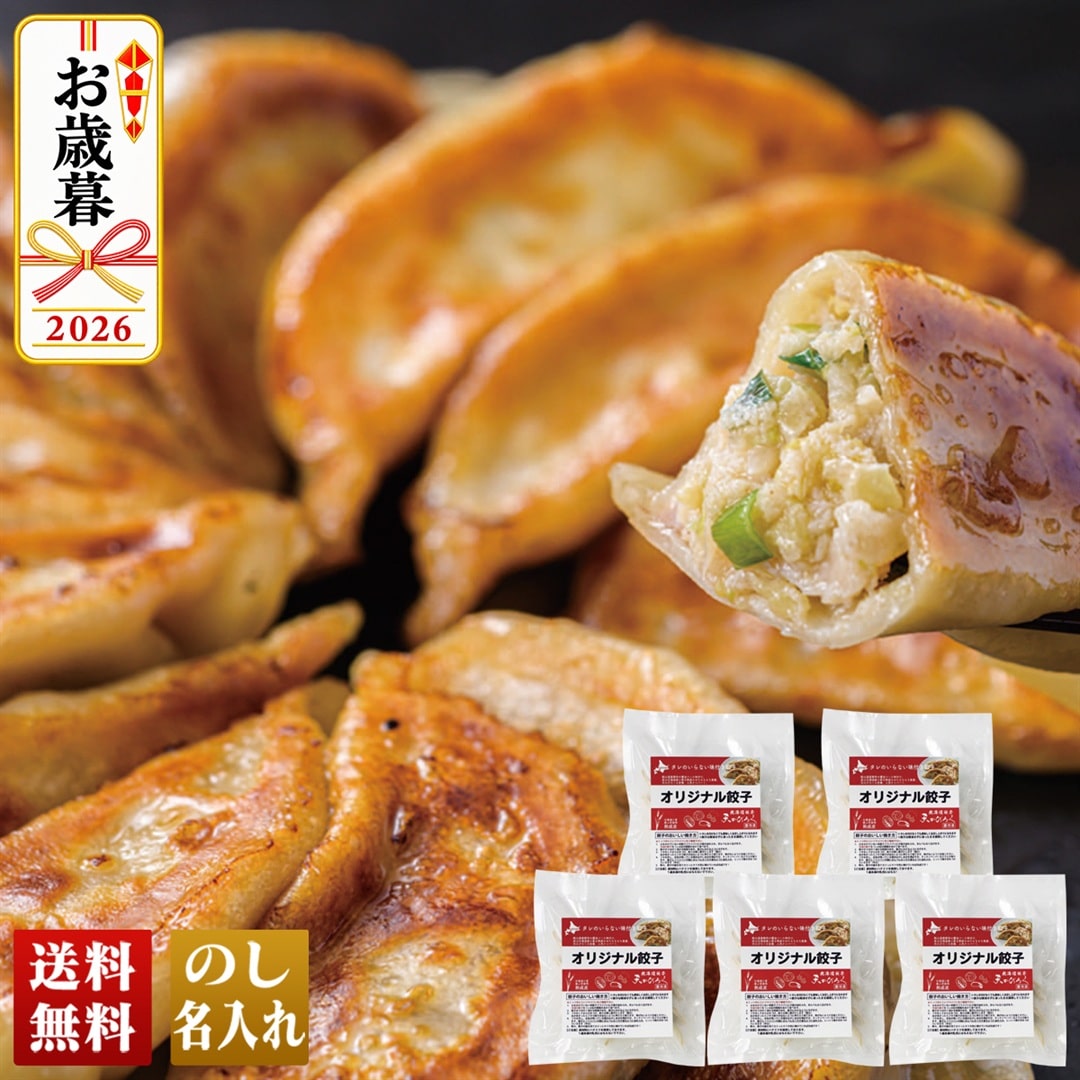 お歳暮 御歳暮 冬ギフト プレゼント 2026 送料無料 北海道餃子 天のびろく(オリジナル) 餃子の皮は北海道産 餡の肉は北海道産 国産 豚肉 野菜 TEN-OR5 【GF】