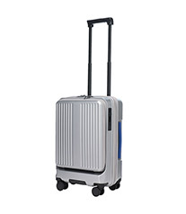 ＜ANAオリジナル＞フロントオープンキャリー（40L）機内持ち込み可 シルバー