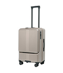 ＜ANAオリジナル＞フロントオープンキャリー 3～5泊の旅行向け（55L）グレージュ