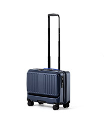＜ANAオリジナル＞フロントオープン横型 ビジネスキャリー（36L）機内持ち込み可 ネイビー