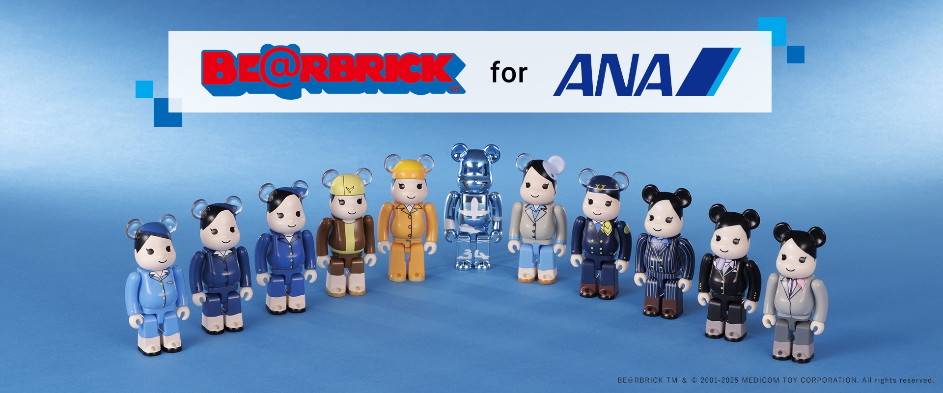 BE@RBRICK for ANA BE＠RBRICK TM ＆ © 2001-2025 MEDICOM TOY CORPORATION. All rights reserved.