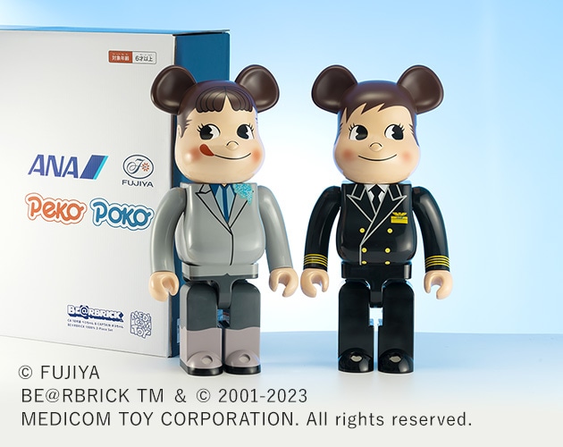 BE@RBRICK for ANA CAPTAINペコちゃん 100％ 400％ - その他