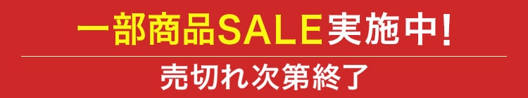 一部商品SALE実施中! 売切れ次第終了