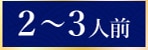 2～3人前