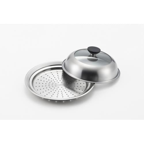 <ヨシカワ>見える!フライパン用蒸し器 20~22cm用 YJ3211
