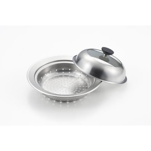 <ヨシカワ>見える!お鍋用蒸し器 20-22cm YJ3626