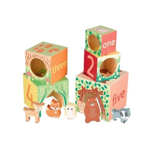 <Orange Tree Toys>森のどうぶつ スタッキングキューブ