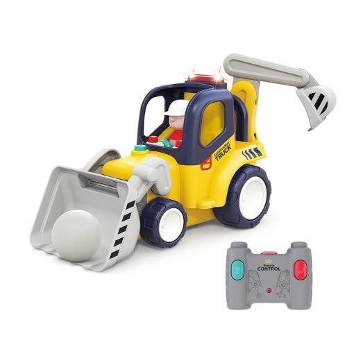 <Hola Toys>音がいっぱい!はじめてのリモコンショベルカー