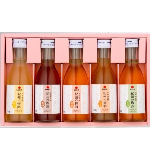 <中田食品>梅酒飲みくらべセット180mlx5
