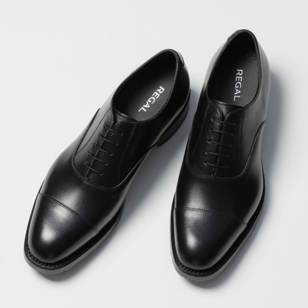REGAL 01HL ストレートチップ ブラック リーガル ビジネスシューズ 送料無料