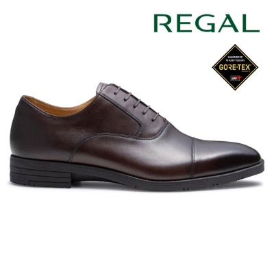 REGAL 21BL ストレートチップ「ＧＯＲＥ－ＴＥＸ　ＳＵＲＲＯＵＮＤ（Ｒ）　フットウェア」 ダークブラウン リーガル ビジネスシューズ 送料無料