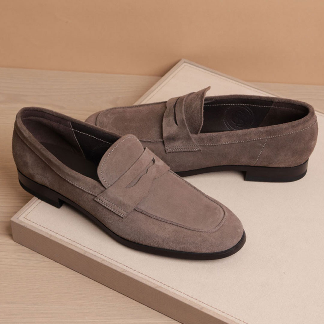 REGAL 23HL ローファー ベージュスエード リーガル ビジネスシューズ 送料無料