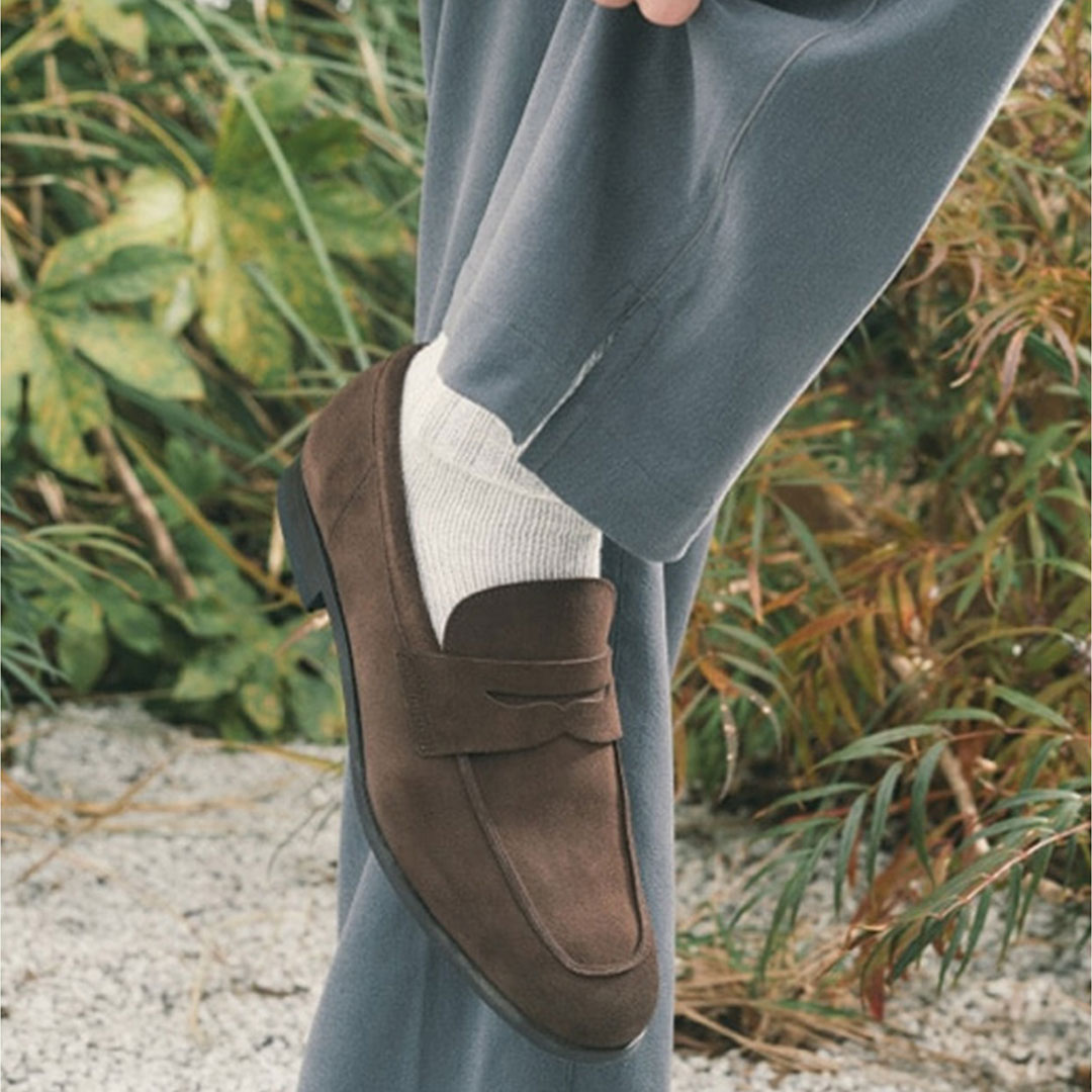 REGAL 23HL ローファー ダークブラウンスエード リーガル ビジネスシューズ 送料無料