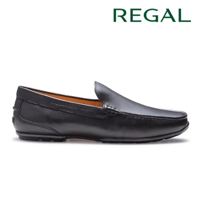 REGAL 55BL スリッポン ブラック リーガル カジュアルシューズ 送料無料