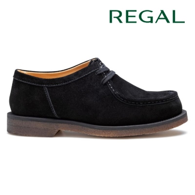 REGAL 55JL チロリアン ブラックスエード リーガル カジュアルシューズ 送料無料
