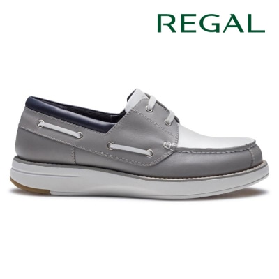 REGAL 80KL デッキタイプシューズ グレー3カラーコンビ リーガル カジュアルシューズ 送料無料