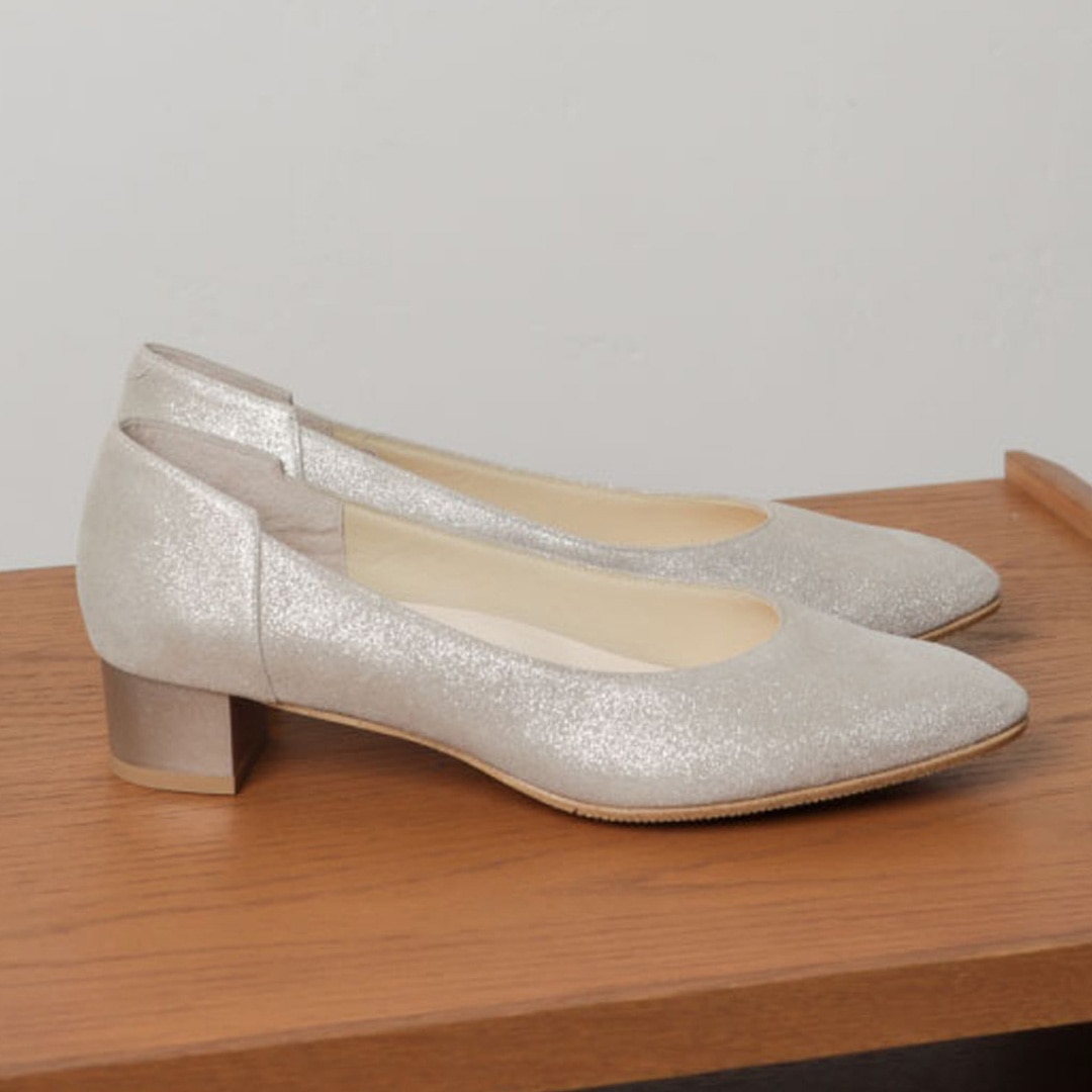 BEAUFIT A75W 晴雨兼用パンプス プラチナ ビューフィット パンプス 送料無料