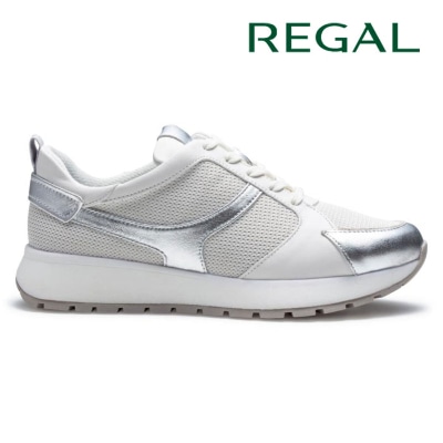 REGAL BF07 メッシュスニーカー ホワイトシルバー リーガル スニーカー 送料無料