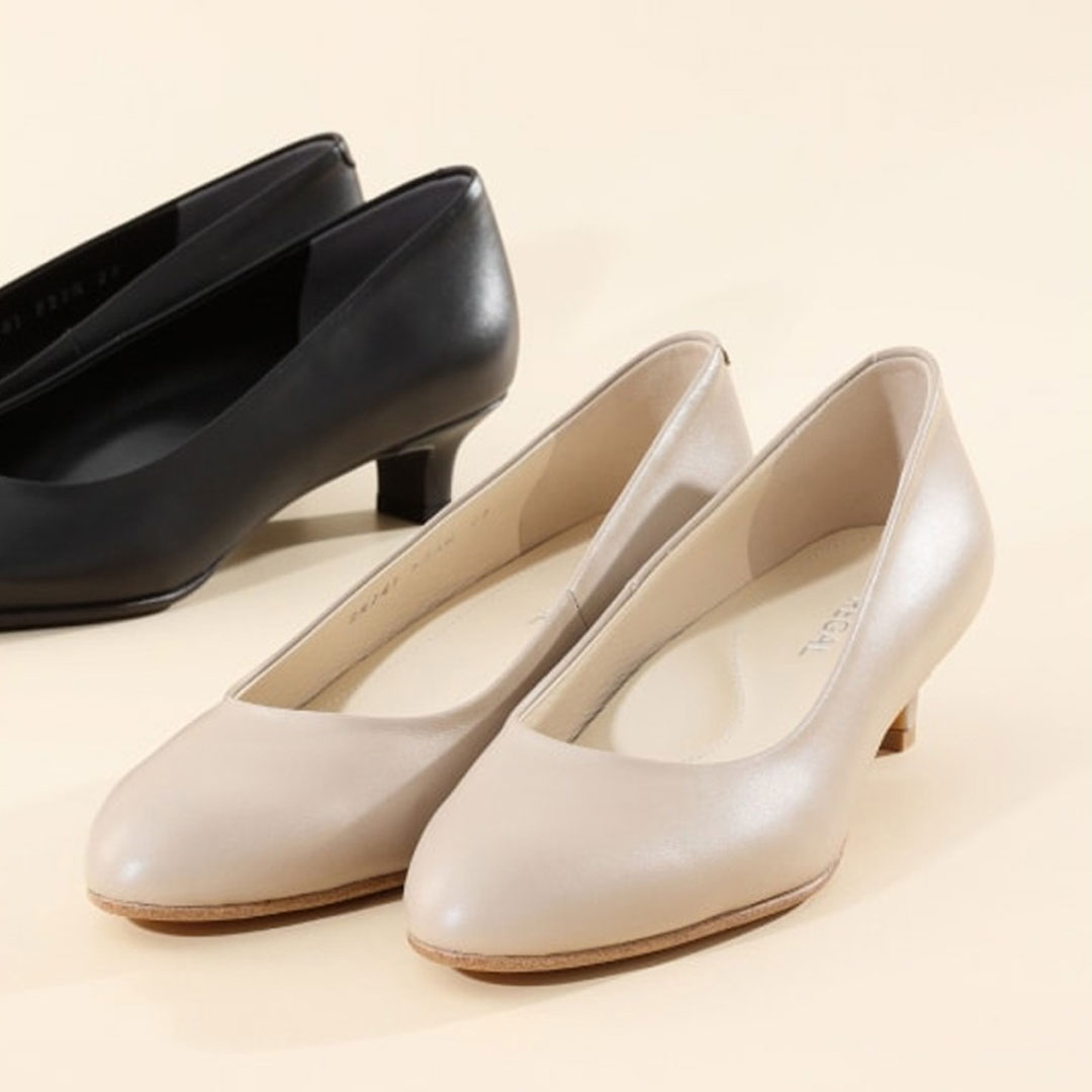 REGAL F23R ローヒールパンプス ダークベージュ リーガル パンプス 送料無料