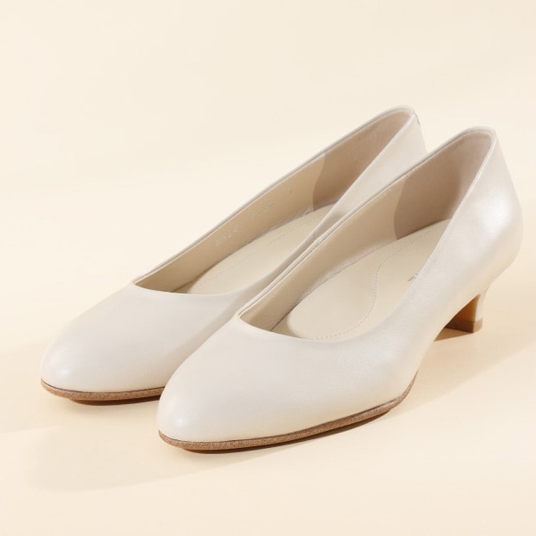 REGAL F23R ローヒールパンプス アイボリー リーガル パンプス 送料無料