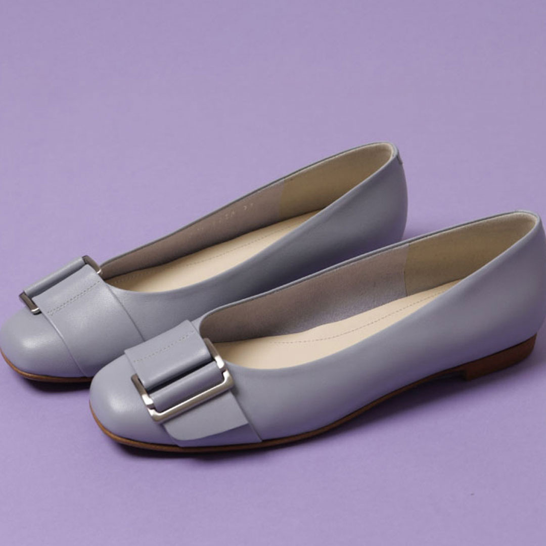 REGAL F25R 晴雨兼用フラットシューズ ライトブルー リーガル フラットシューズ 送料無料