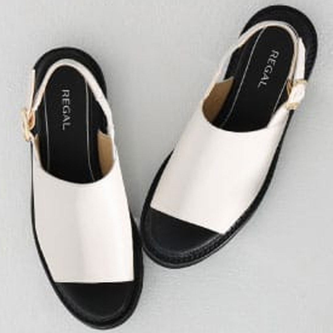 REGAL F44R ラギットソールサンダル アイボリー リーガル サンダル 送料無料