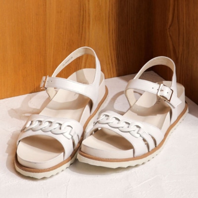 REGAL F45R フットベッドサンダル アイボリー リーガル サンダル 送料無料