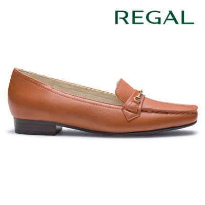 REGAL F60N ビット付きモカシンシューズ オレンジ リーガル フラットシューズ 送料無料