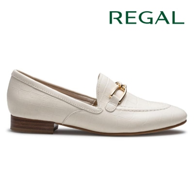 REGAL F64R ビットローファー アイボリー型押 リーガル カジュアルシューズ 送料無料