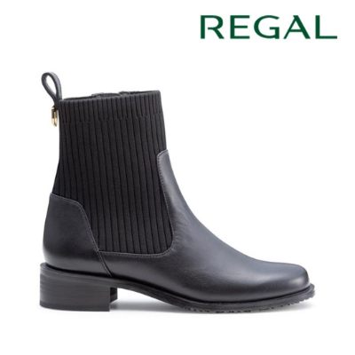 REGAL F76R ニットブーツ ブラック リーガル ブーツ 送料無料