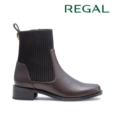 REGAL F76R ニットブーツ ダークブラウン リーガル ブーツ 送料無料
