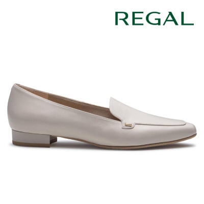 REGAL F91R 晴雨兼用モカフラットパンプス アイボリー リーガル フラットシューズ 送料無料