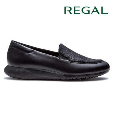REGAL F97R モカスリッポン ブラック リーガル カジュアルシューズ 送料無料