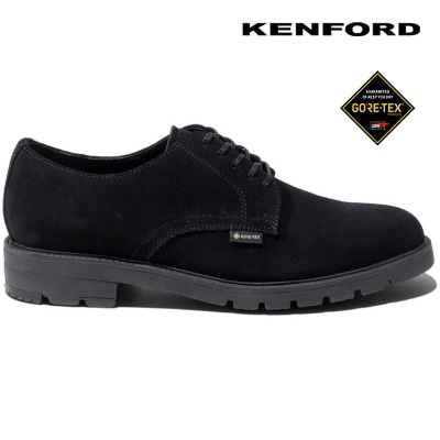 KENFORD KP10 外羽根プレーントウ GORE-TEX ブラックスエード ケンフォード ビジネスシューズ 送料無料