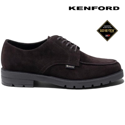 KENFORD KP12 外羽根Uチップ GORE-TEX ダークブラウンスエード ケンフォード ビジネスシューズ 送料無料