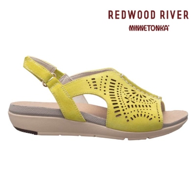 REDWOOD RIVER MINNETONKA(R) M10C フットベットサンダル アイボリーキャメル レッドウッド リバーミネトンカ(R) サンダル 送料無料