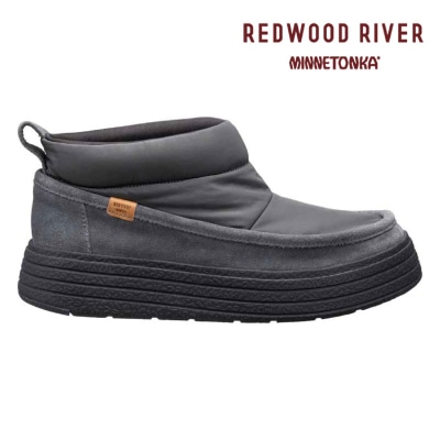 REDWOOD RIVER　MINNETONKA(R) M11C ショートブーツ グレー レッドウッド リバーミネトンカ(R) ブーツ 送料無料