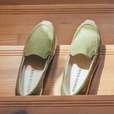 REDWOOD RIVER R02A フラットシューズ カーキスエード レッドウッド リバー フラットシューズ 送料無料