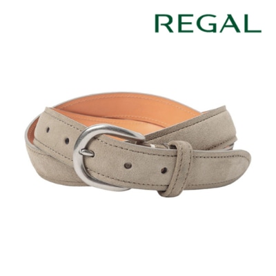 REGAL TS86 プレミアム スエードベルト ベージュスエード リーガル ベルト メンズ 送料無料