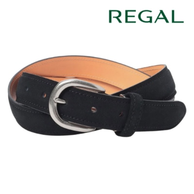 REGAL TS86 プレミアム スエードベルト ブラックスエード リーガル ベルト メンズ 送料無料