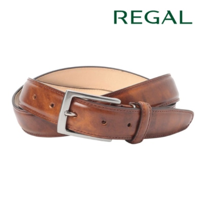REGAL TS88 コレクテッドグレイン ドレスベルト ブラウン リーガル ベルト メンズ 送料無料