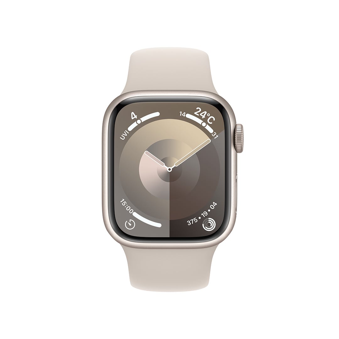 Apple Watch Series 9 GPSモデル 41mmスターライトアルミニウムケース