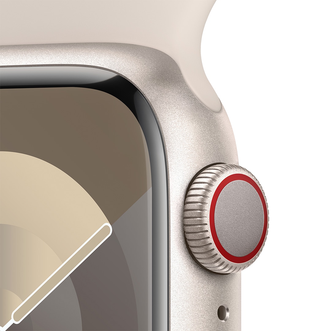 Apple Watch Series 9（GPS + Cellularモデル）- 41mmスターライト ...