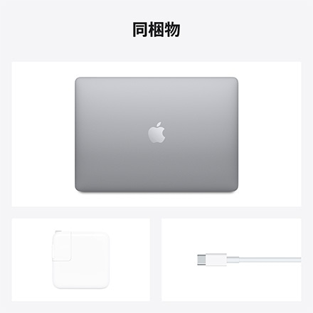 13インチMacBook Air: 8コアCPUと7コアGPUを搭載したApple M1チップ, 16GBユニファイドメモリ 512GB SSD -  スペースグレイ with AppleCare+