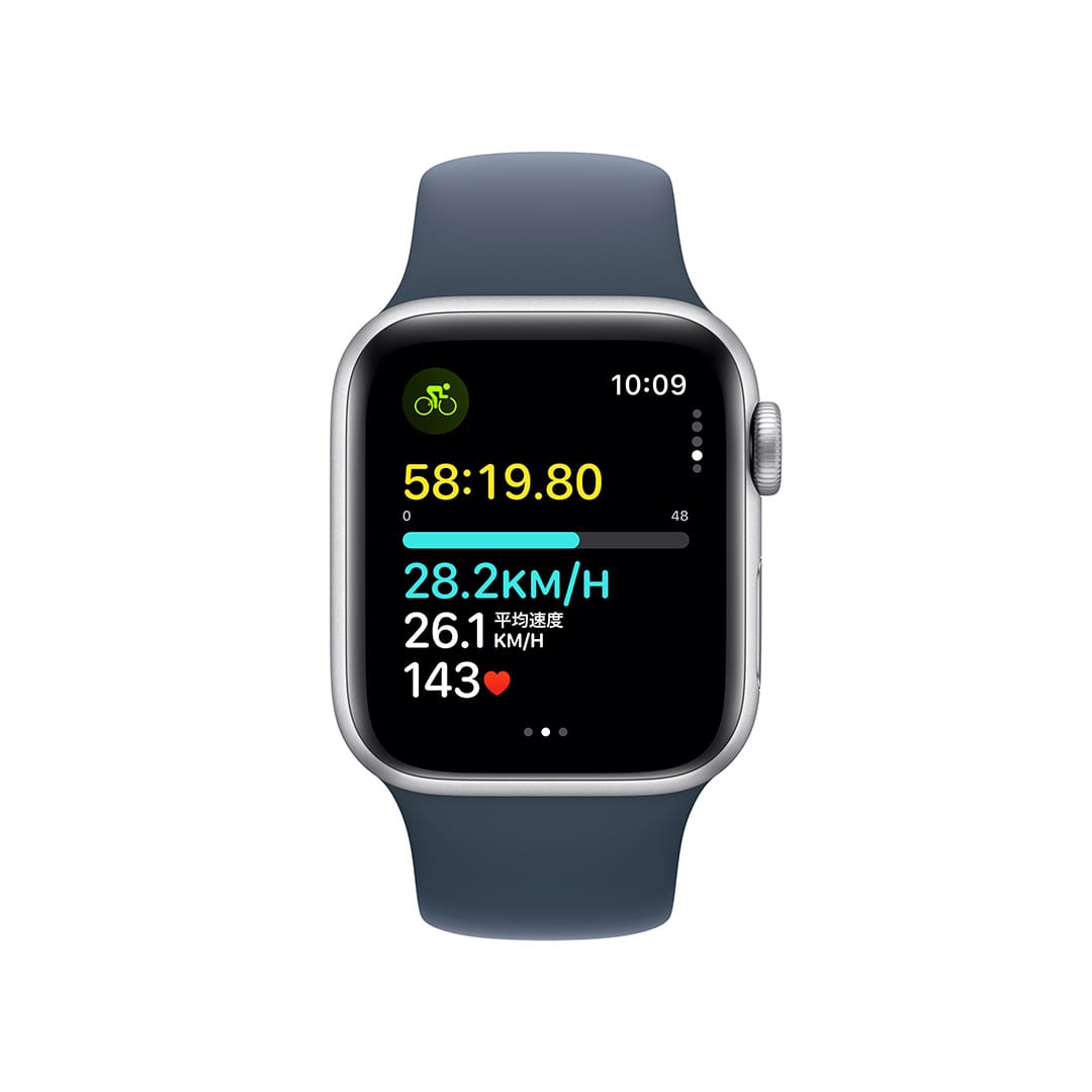 Apple Watch SEGPSモデル  mmシルバーアルミニウムケースと