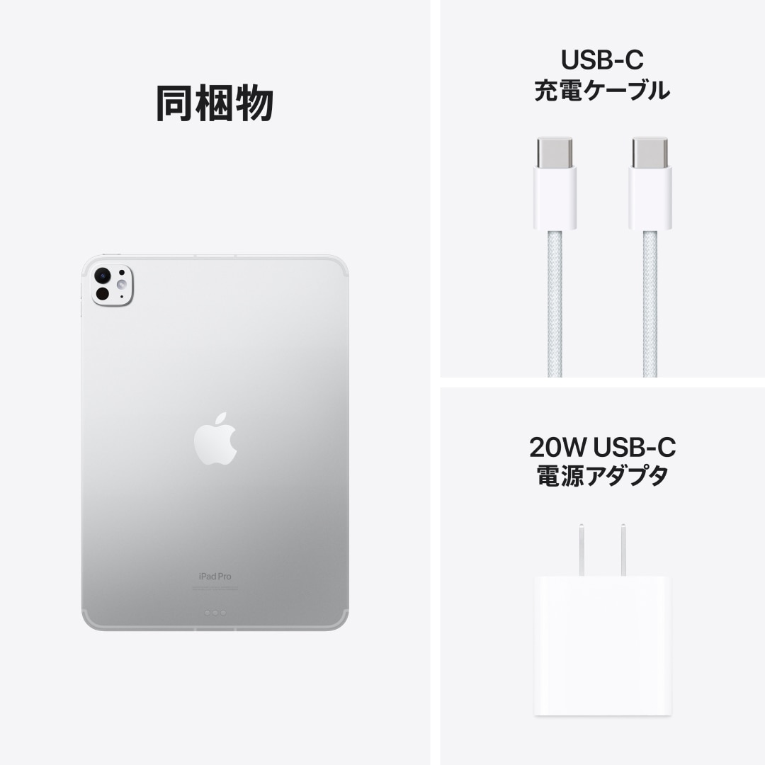 11インチiPad Pro Wi-Fi + Cellularモデル 1TB（標準ガラス搭載 