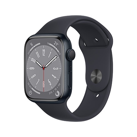 Apple Watch Series 8（GPSモデル）- 45mmミッドナイトアルミニウム