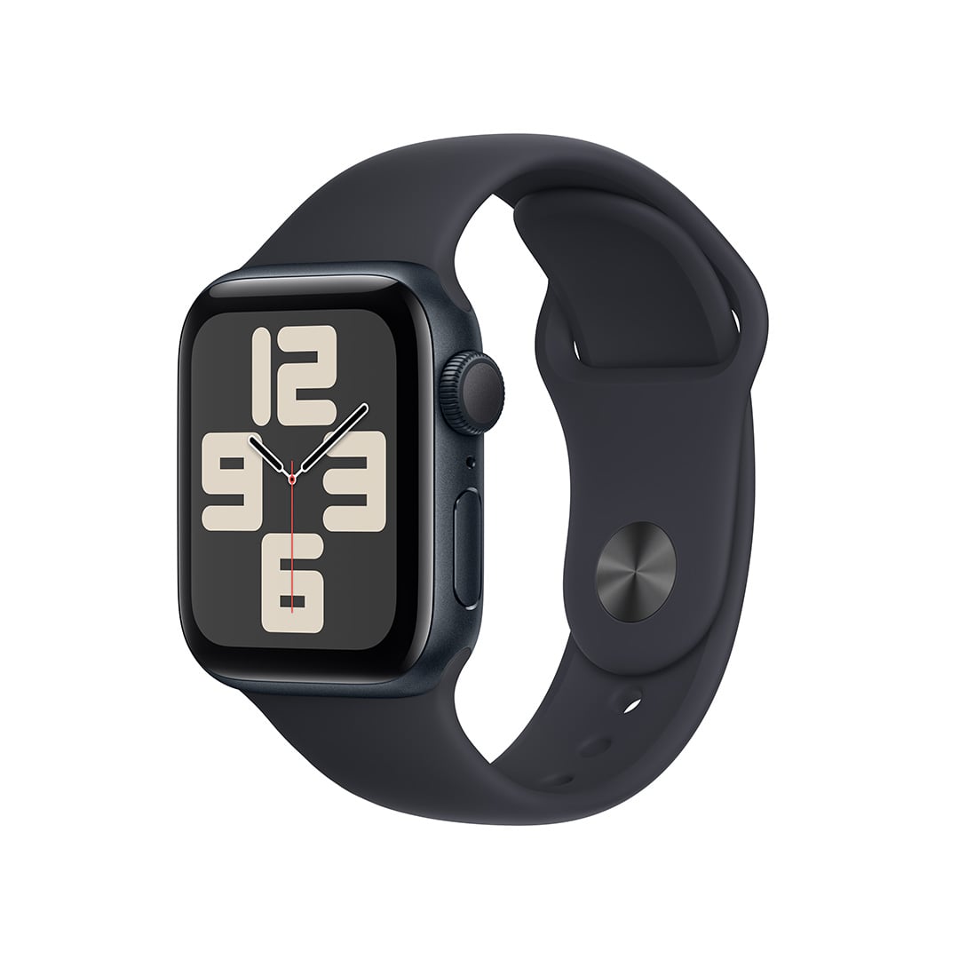 Apple Watch SE（GPSモデル）- 40mmミッドナイトアルミニウムケースとミッドナイトスポーツバンド - S/M